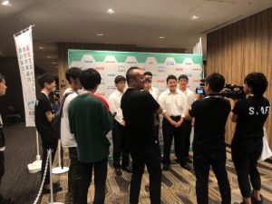 eスポーツ取材の様子