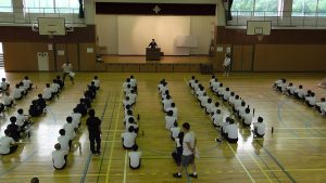 スポーツ大会開会